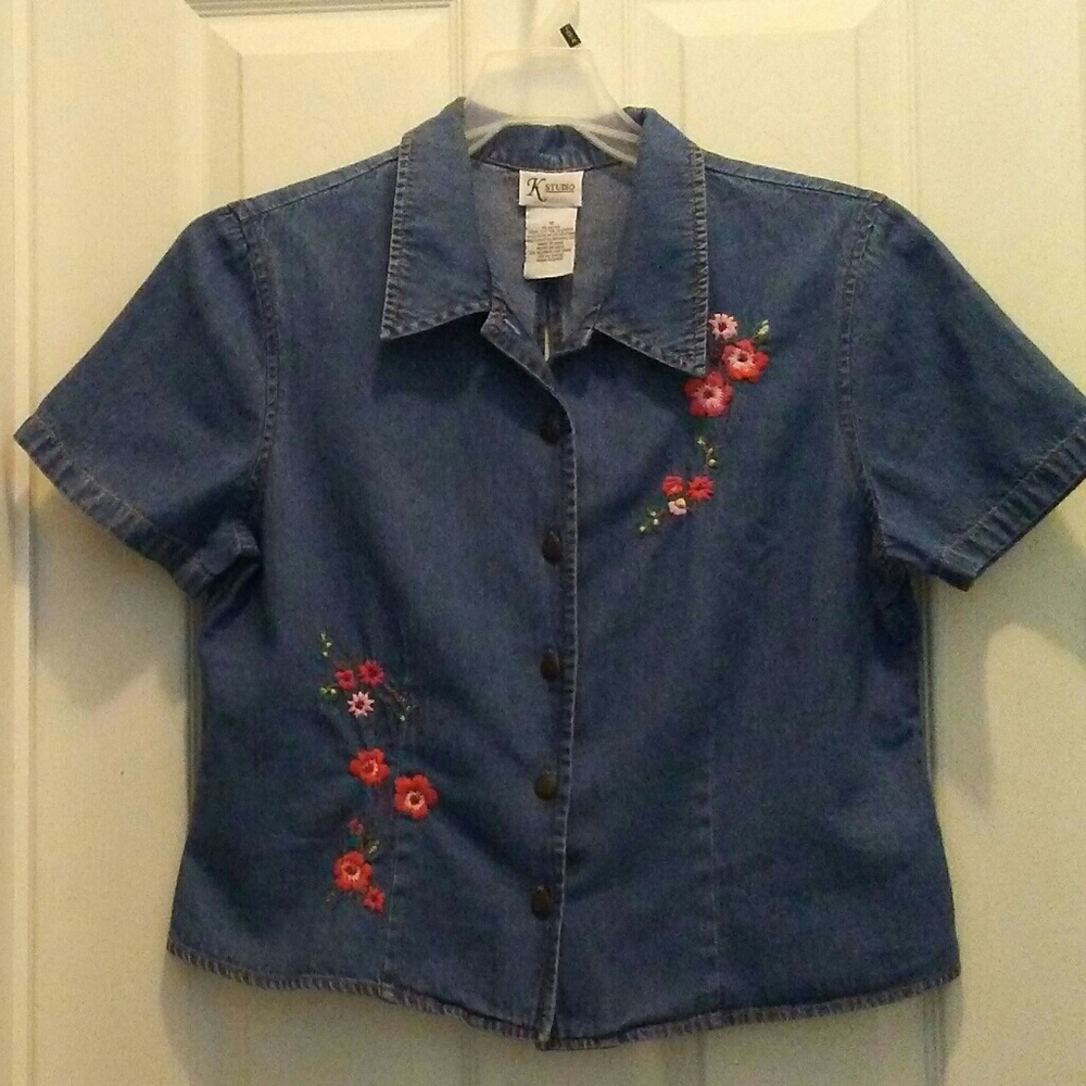 K Studio Denim Top